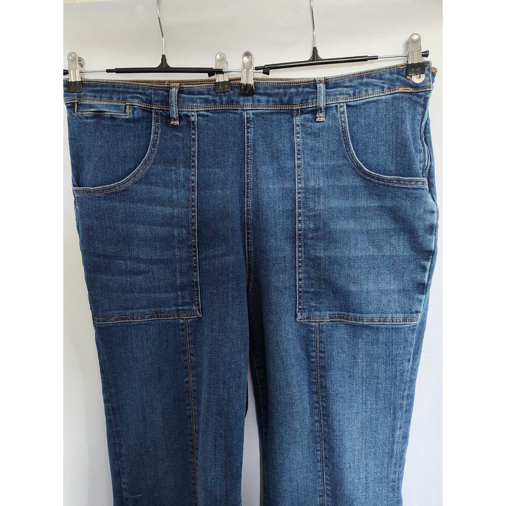 Pilcro and the Letterpress Women’s Blue Medium Wash Denim Bootcut High Rise 20W - Picture 2 of 15